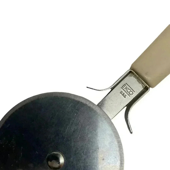 Ekco Pizza Cutter Wheel Slicer Roller Stainless Steel Handle 8” Vintage USA - Picture 4 of 4
